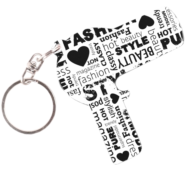 Hair Dryer Key Chain / Bottle Opener 11