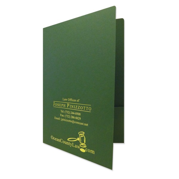 Legal Size Presentation Folders with Foil Stamped Imprint 1
