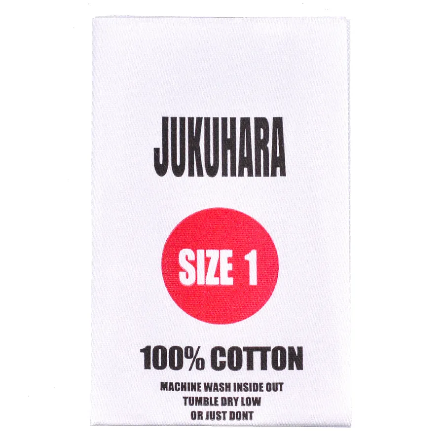 Printed Care Labels 17