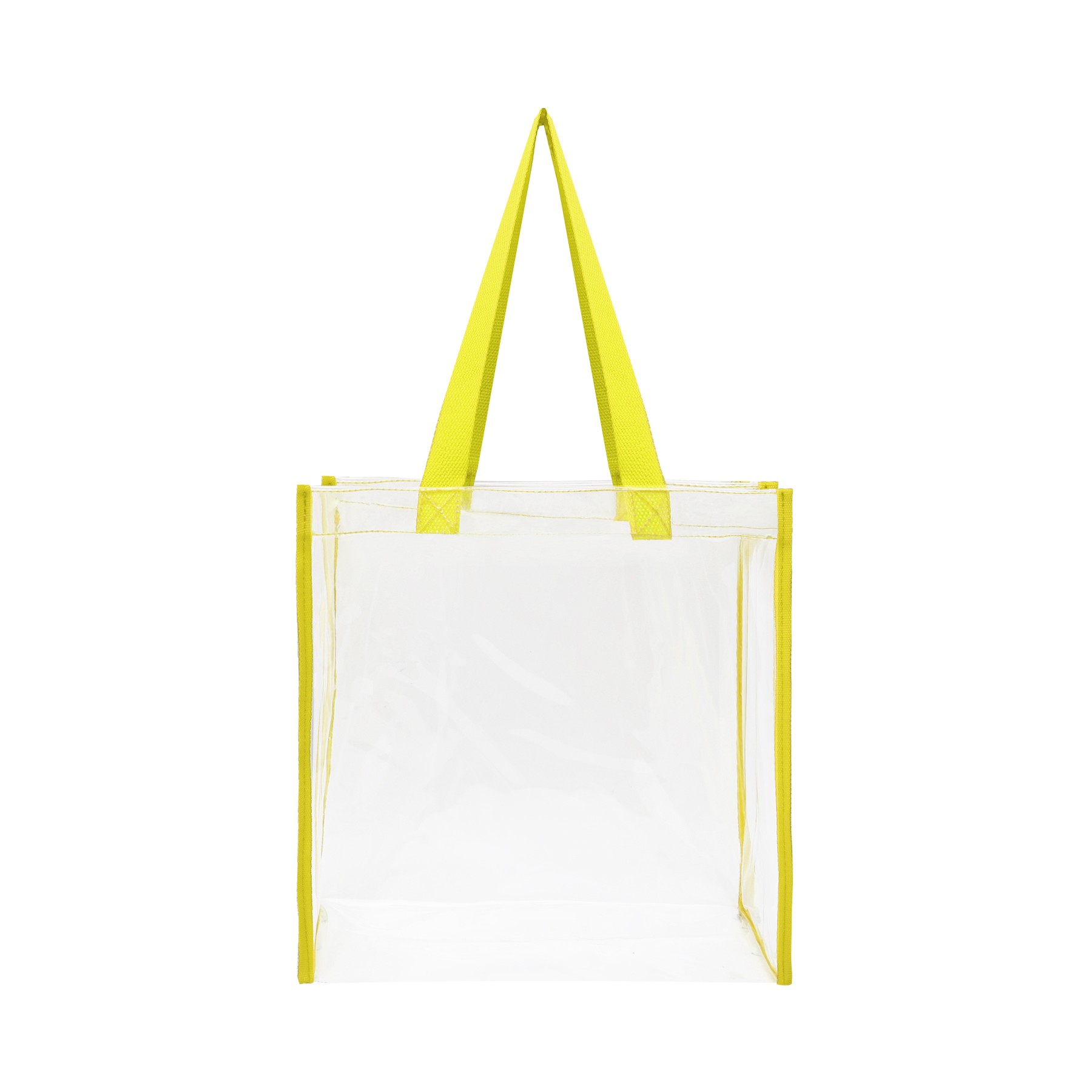 Stadium Approved Clear Transparent Pvc Tote Bag (12"X12"X6") 11