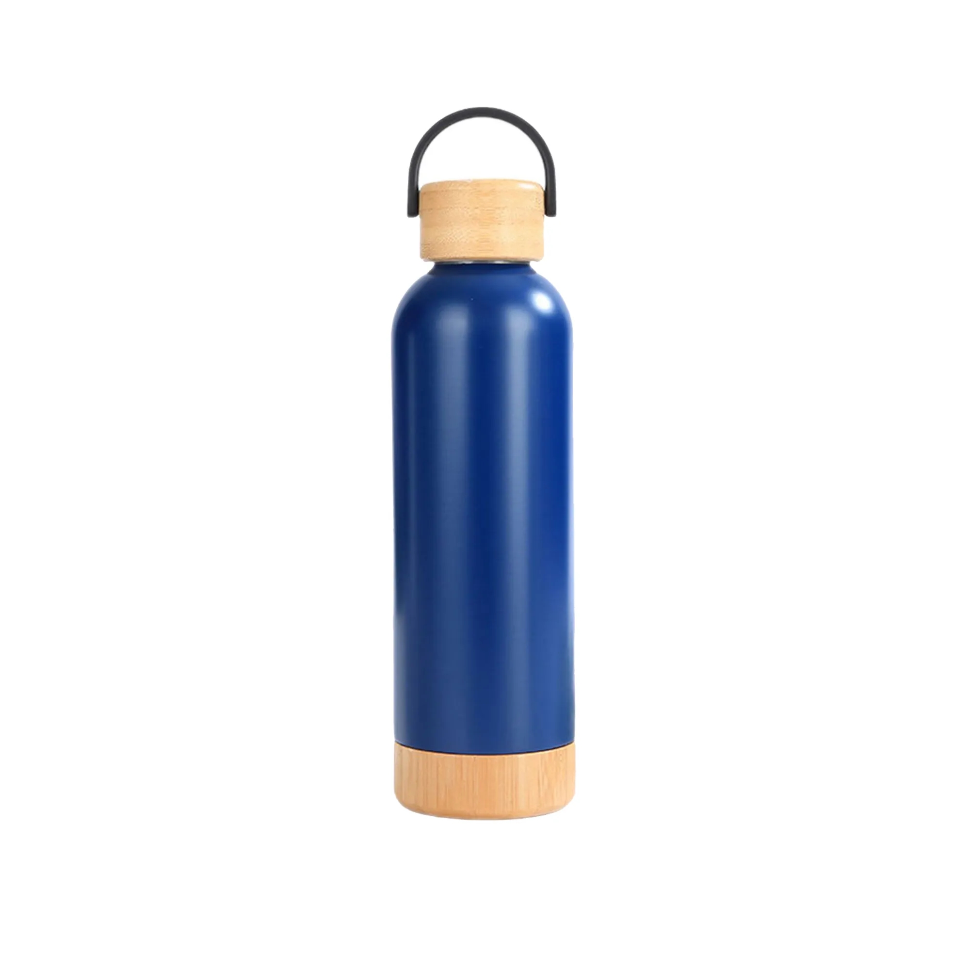 17 Oz Bamboo Lid Stainless Steel Water Bottle 4