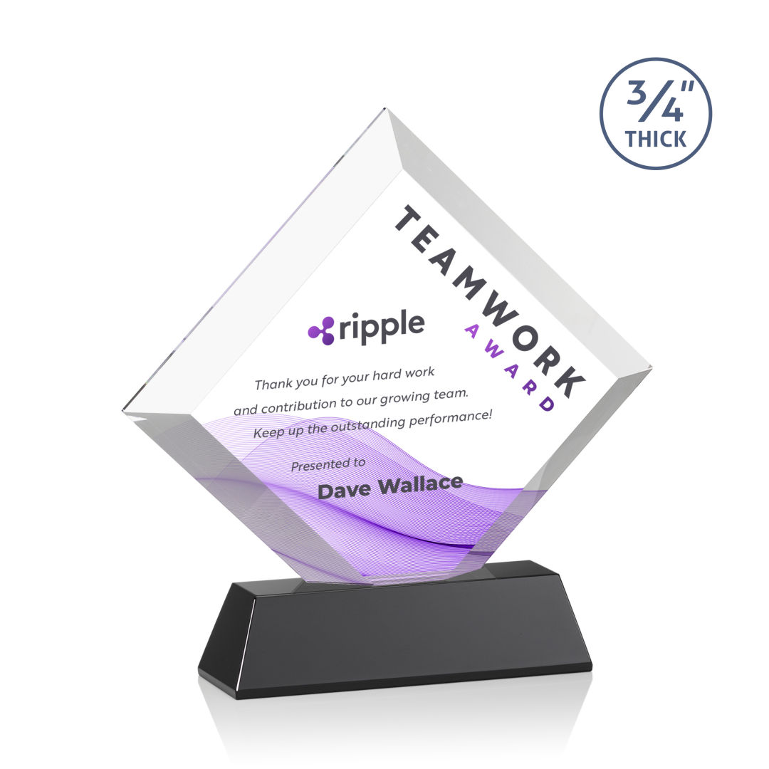 Belaire VividPrint™ Award on Newhaven Base - Black 6