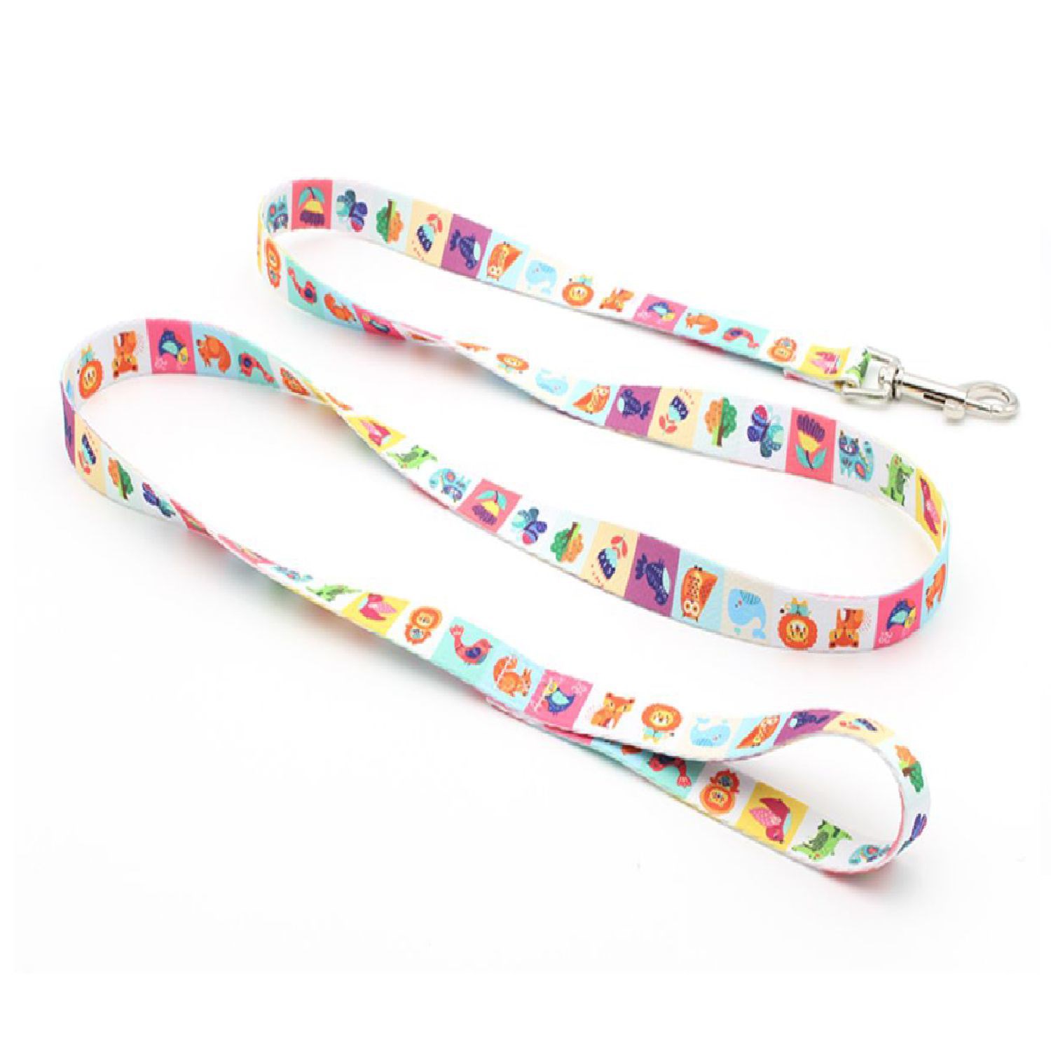 1"W x 72"L rPET Eco-friendly Sublimation Pet Leash w/ Metal Carabiner 2