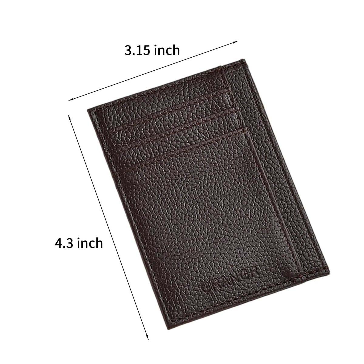 Durable PU Leather Wallet with Sleek Profile 5