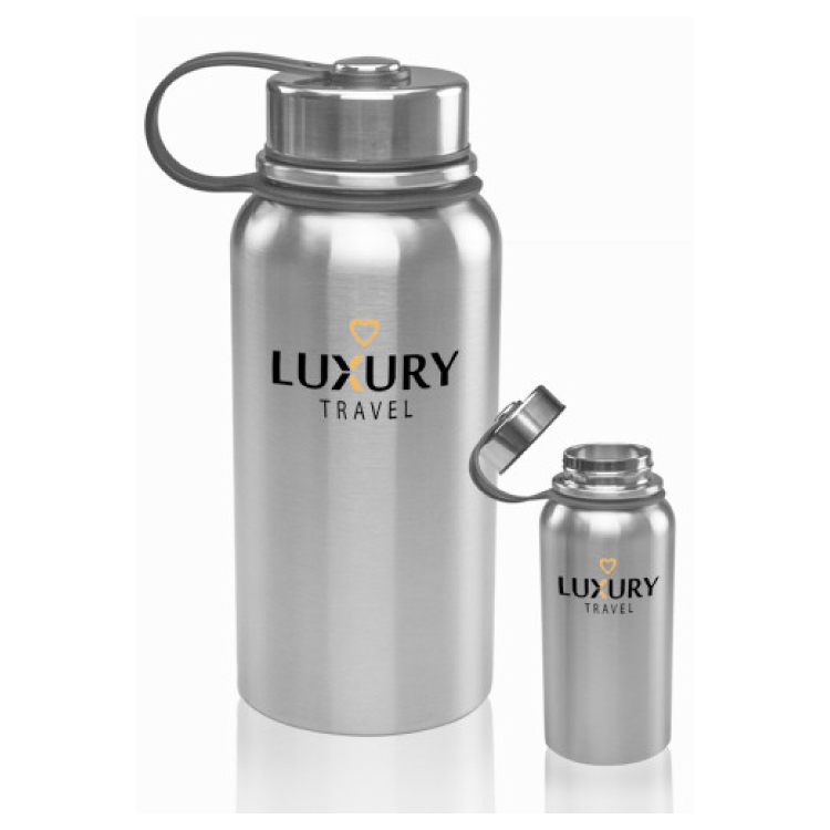 27 oz. Vacuum Stainless Steel Water Bottle, custom water bottle with logo imprint 1