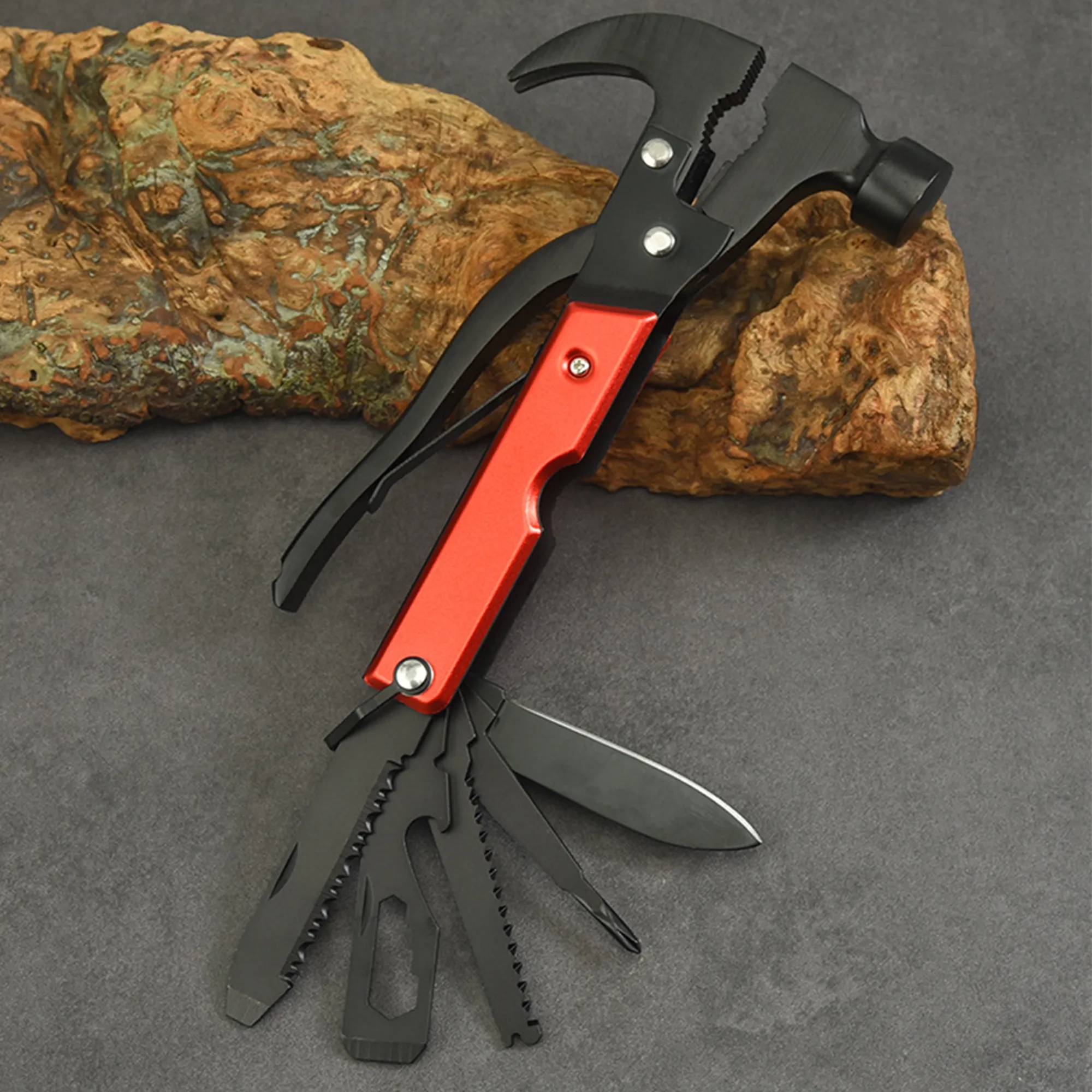 12-in-1 Stainless Steel Multi-Tool Hammer 2