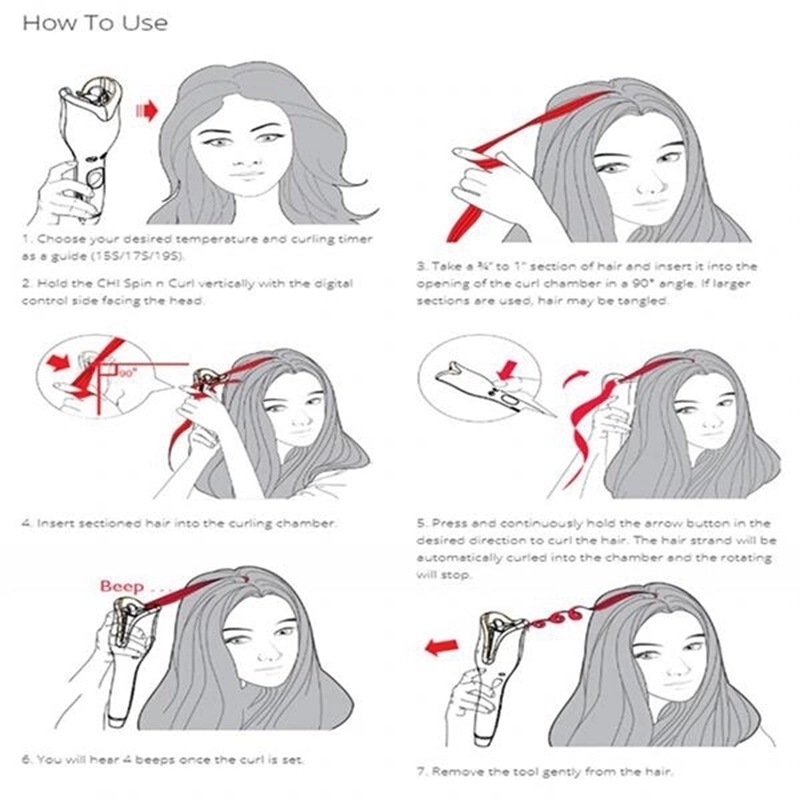 Auto Hair Curler Wand 3