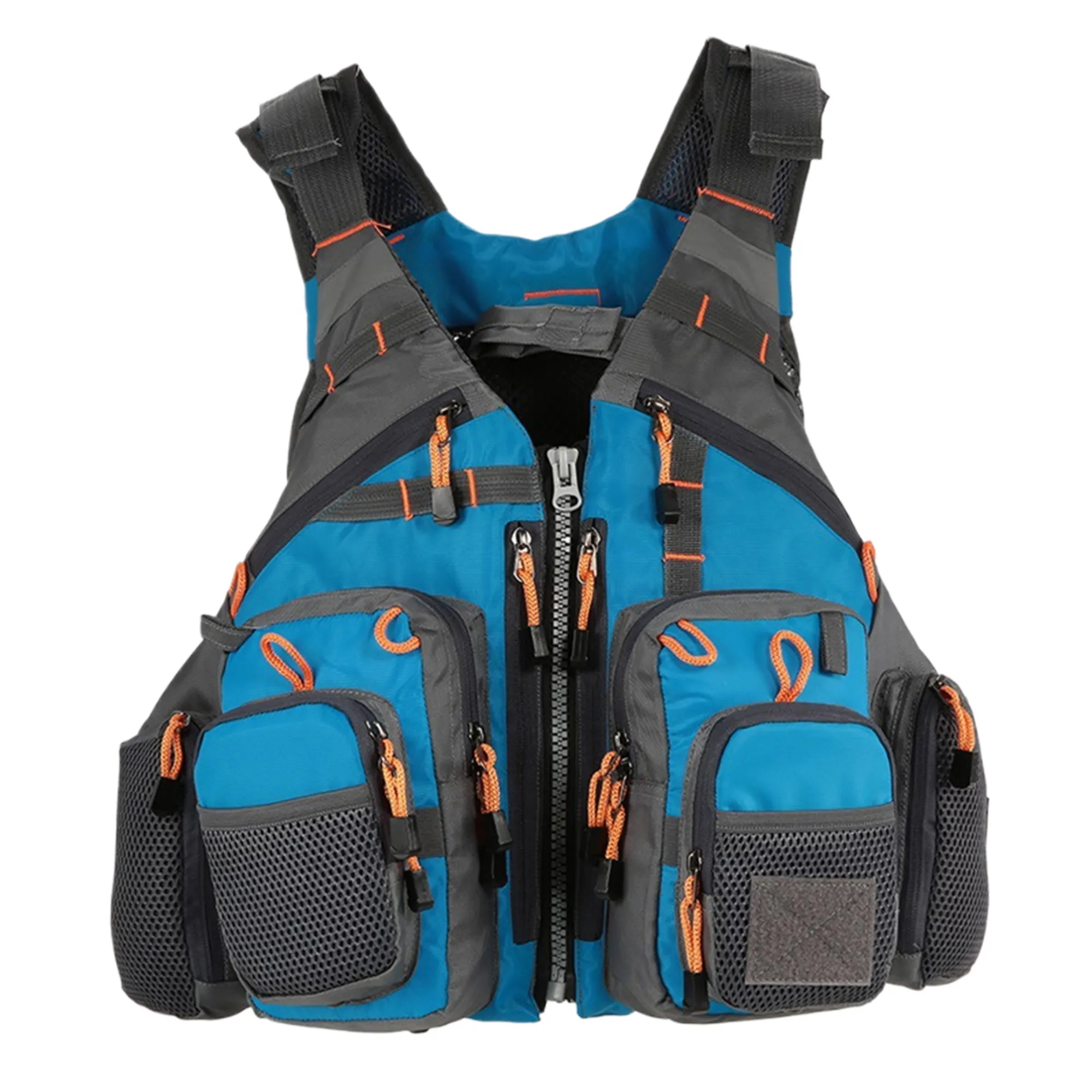 MOQ10 Adjustable Multi-Pocket Floating Life Vest 16