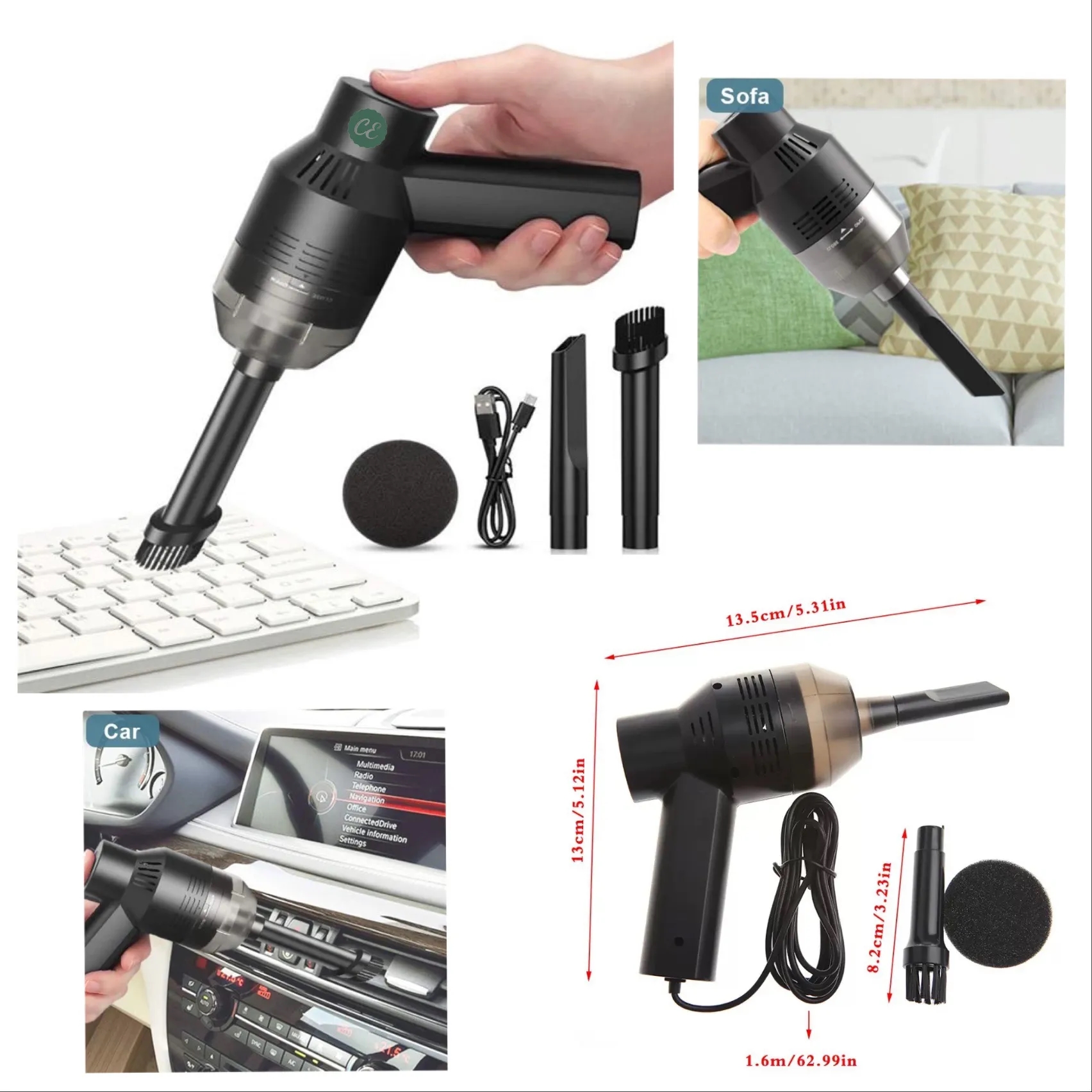 Rechargeable Desk Keyboard Vacuum 2