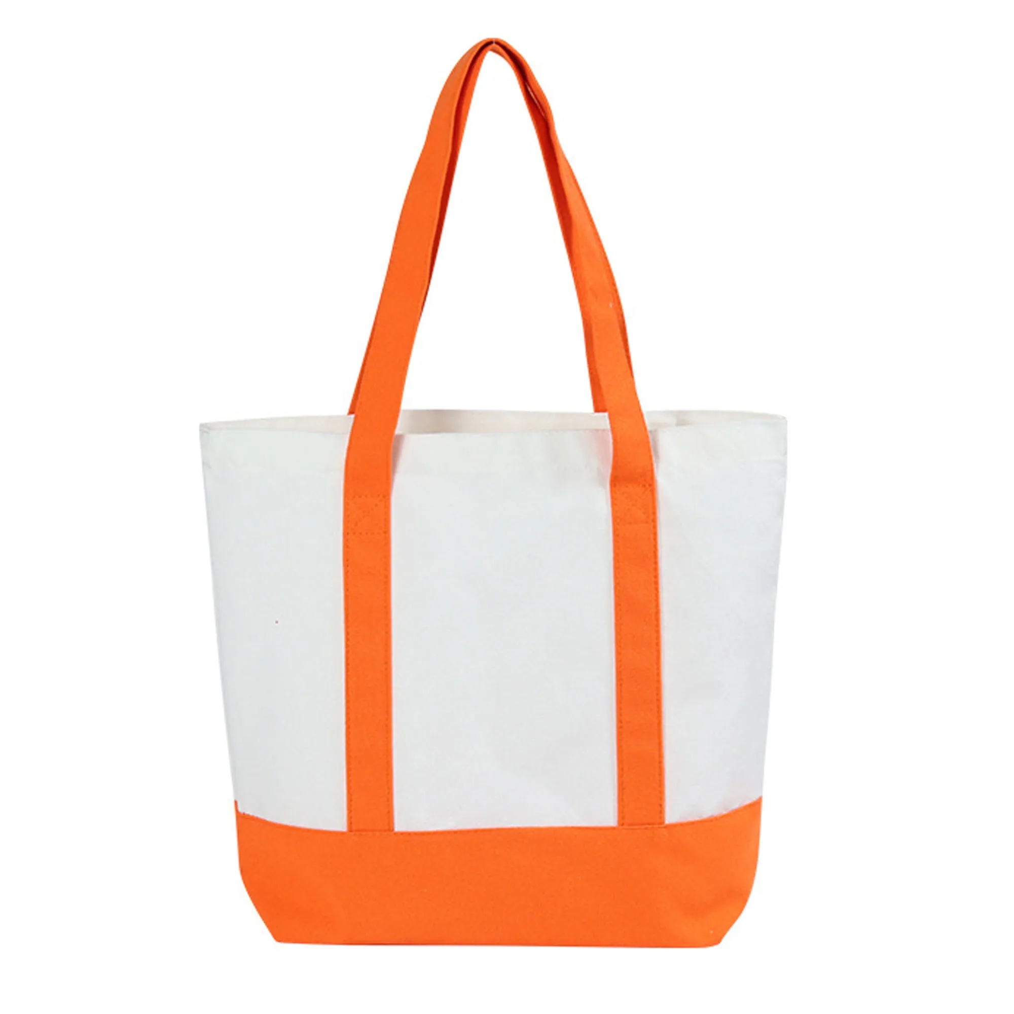 Canvas Shoulder Tote Bags, custom tote bag with logo imprint 2