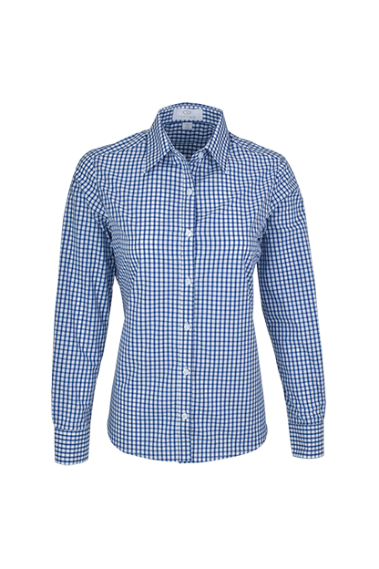 Women’s Easy-Care Gingham Check Shirt 62