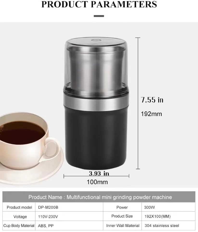 3.5 oz Portable Coffee Grinder 8