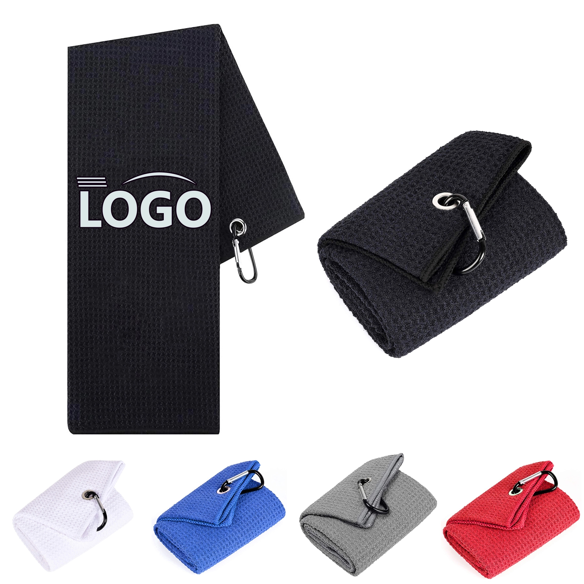 Microfiber Waffle Golf Towel 7