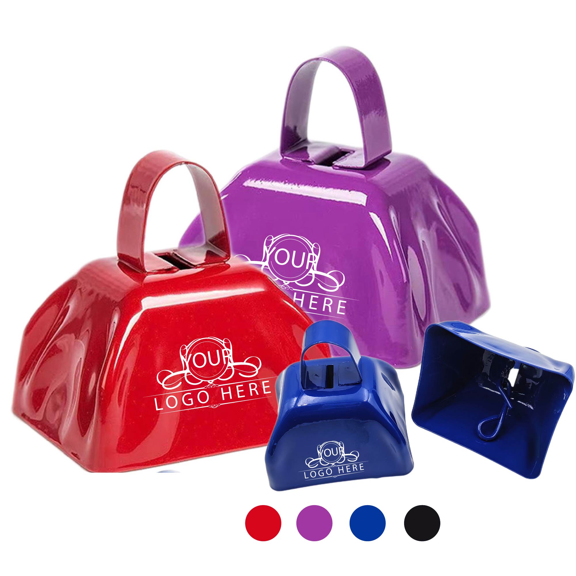 Classic Handheld Small Cowbell Noisemaker 2