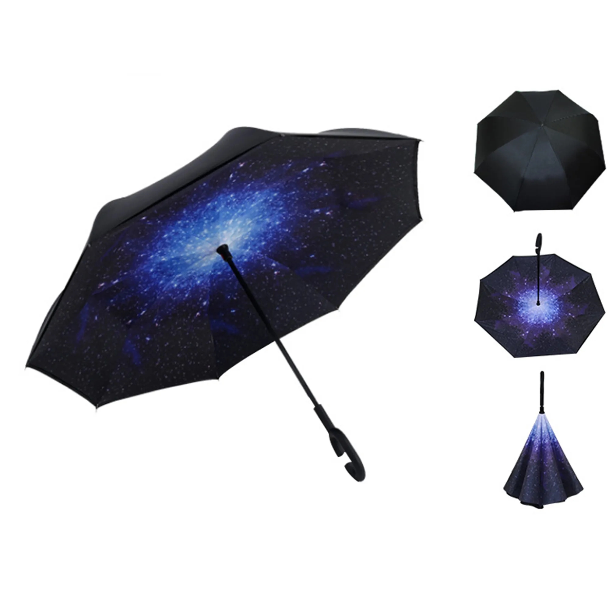 SkyView Inverted Umbrella with C-Handle 2