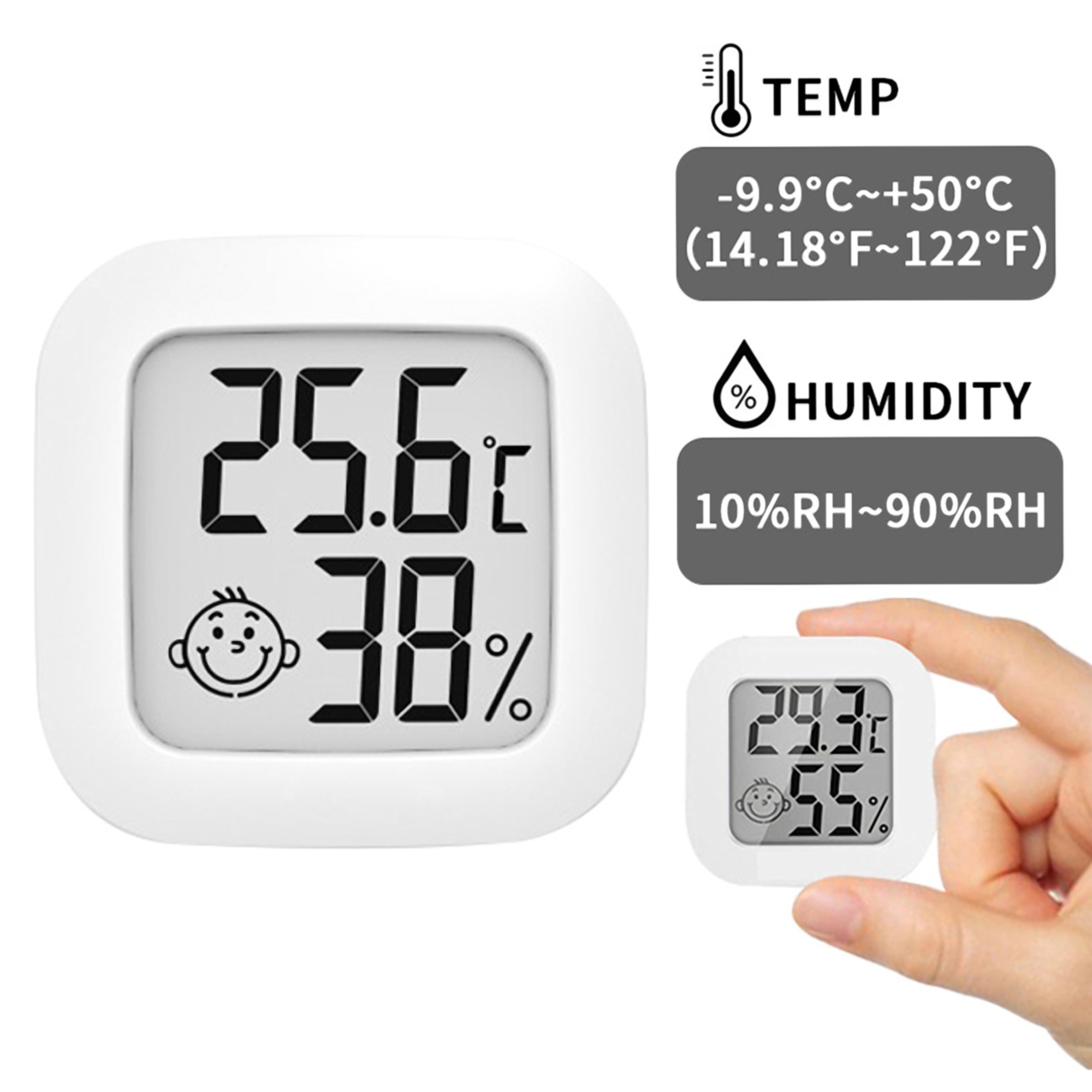 Touch Screen Digital Thermometer & Hygrometer 3