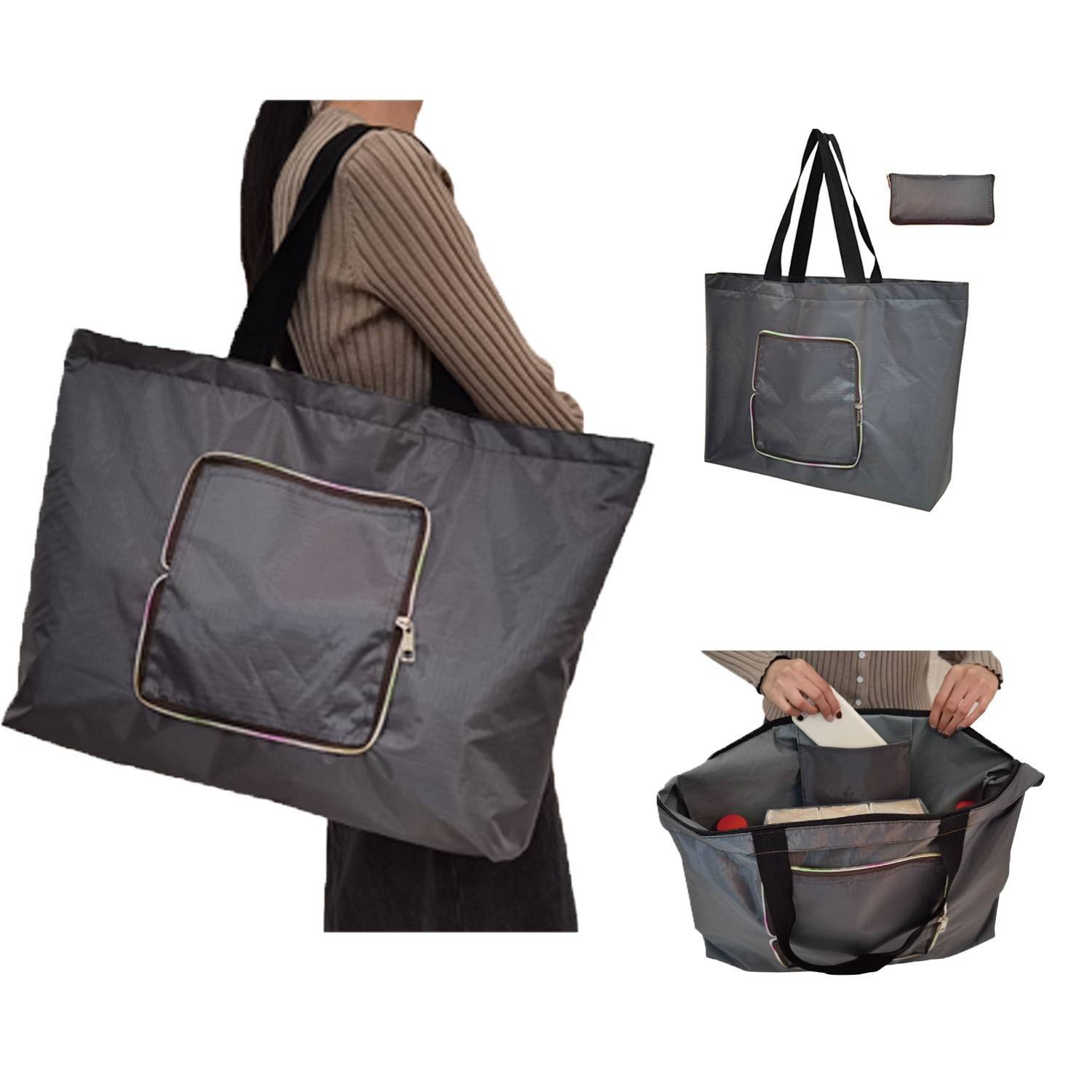 Reusable Grocery Shopping Bag, custom tote bag with logo imprint 1