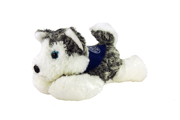 8" Mush Husky with bandana and one color imprint 3
