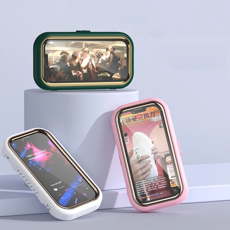 Waterproof Anti-Fog Rotatable Wall Mount Shower Phone Holder 1