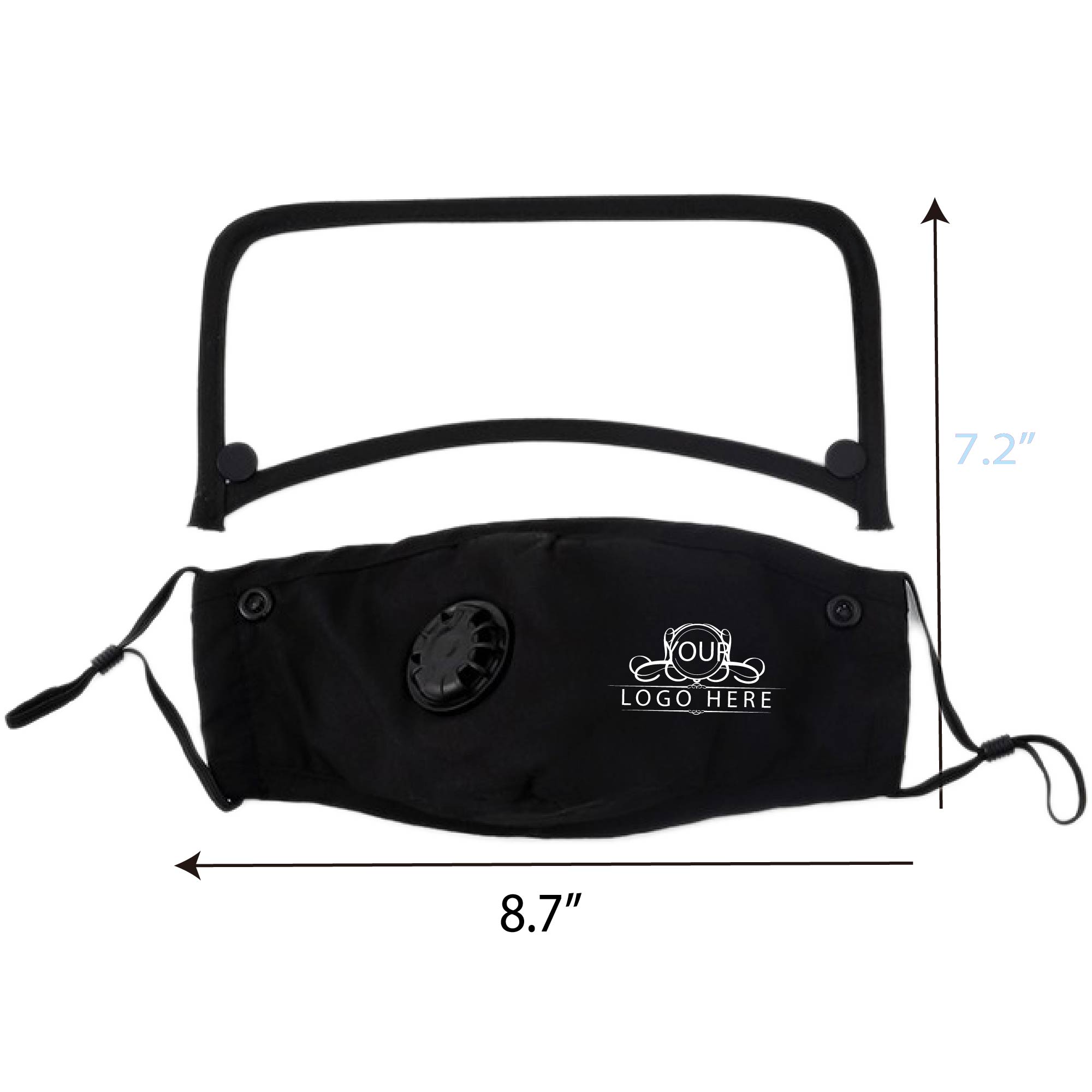 Washable Face Mask with Breather Valve 2