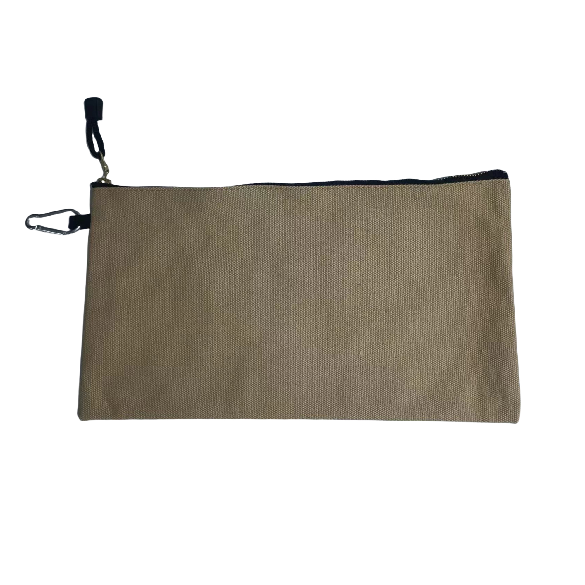 Customizable Canvas Metal Zipper Tool Kit Pouch for Stationery Makeup Travel Organizer 6