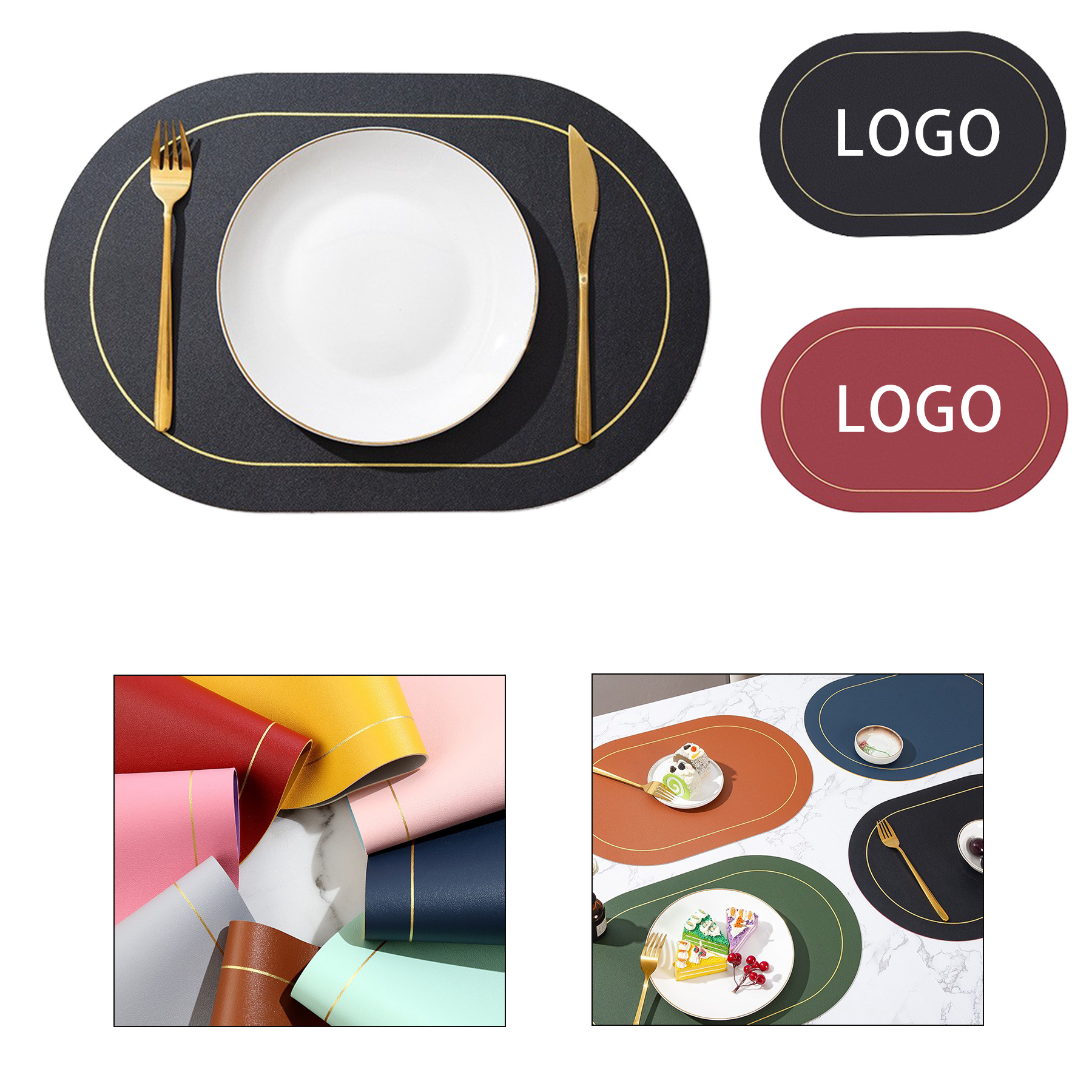Faux Leather Placemat 1