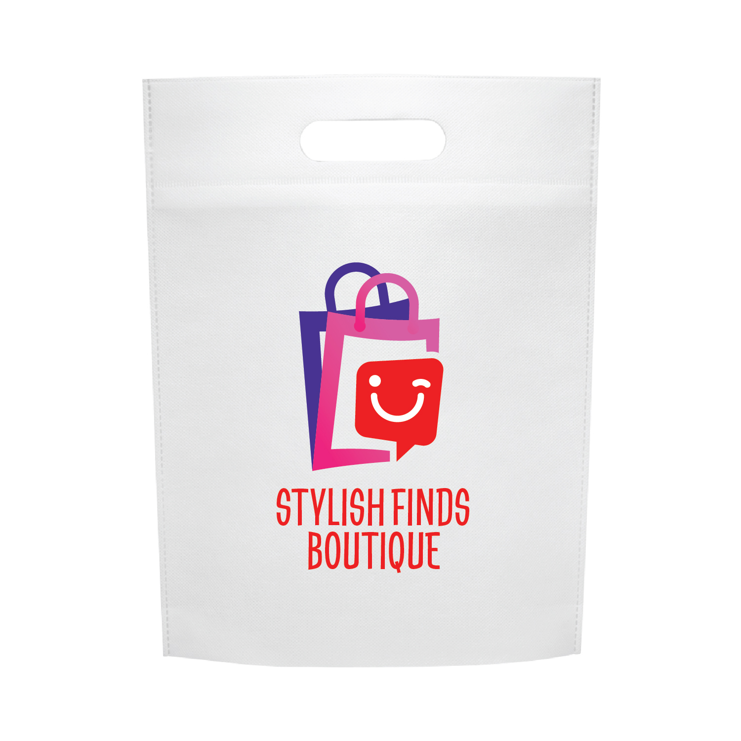 Sleek Non-Woven Tote Bag (Full Color Imprint) 3