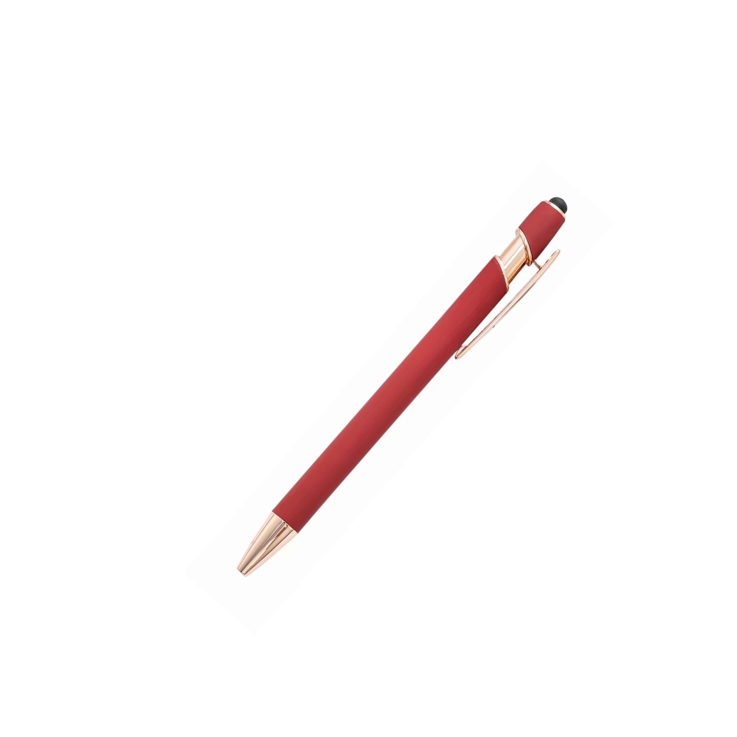 Aluminum Incline Stylus Pen with Rose Gold Accents 11