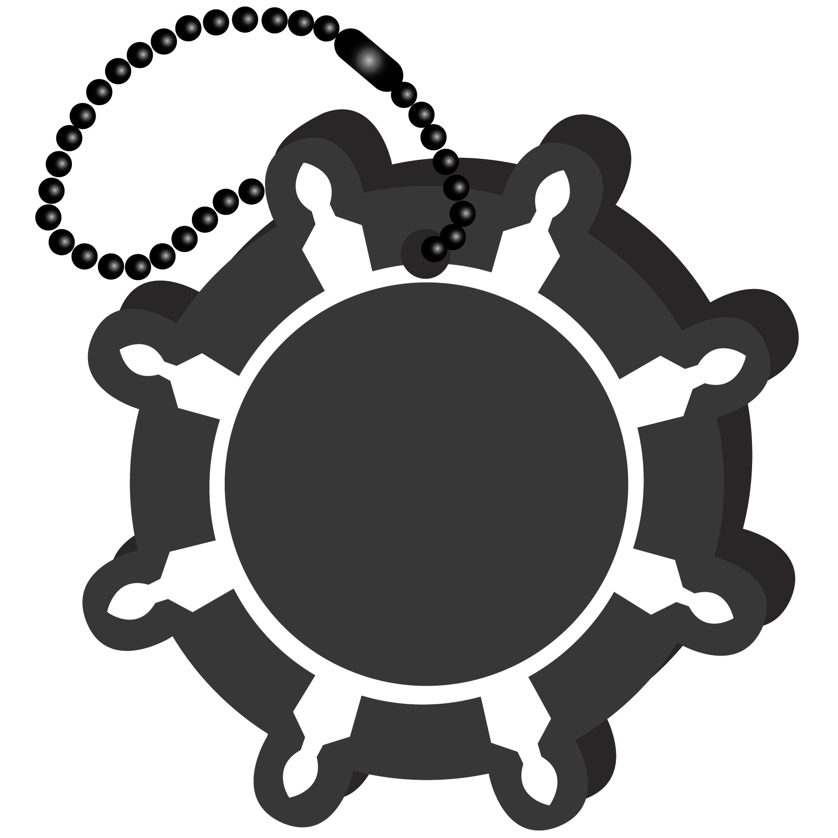 Ships Wheel Key Tag 19
