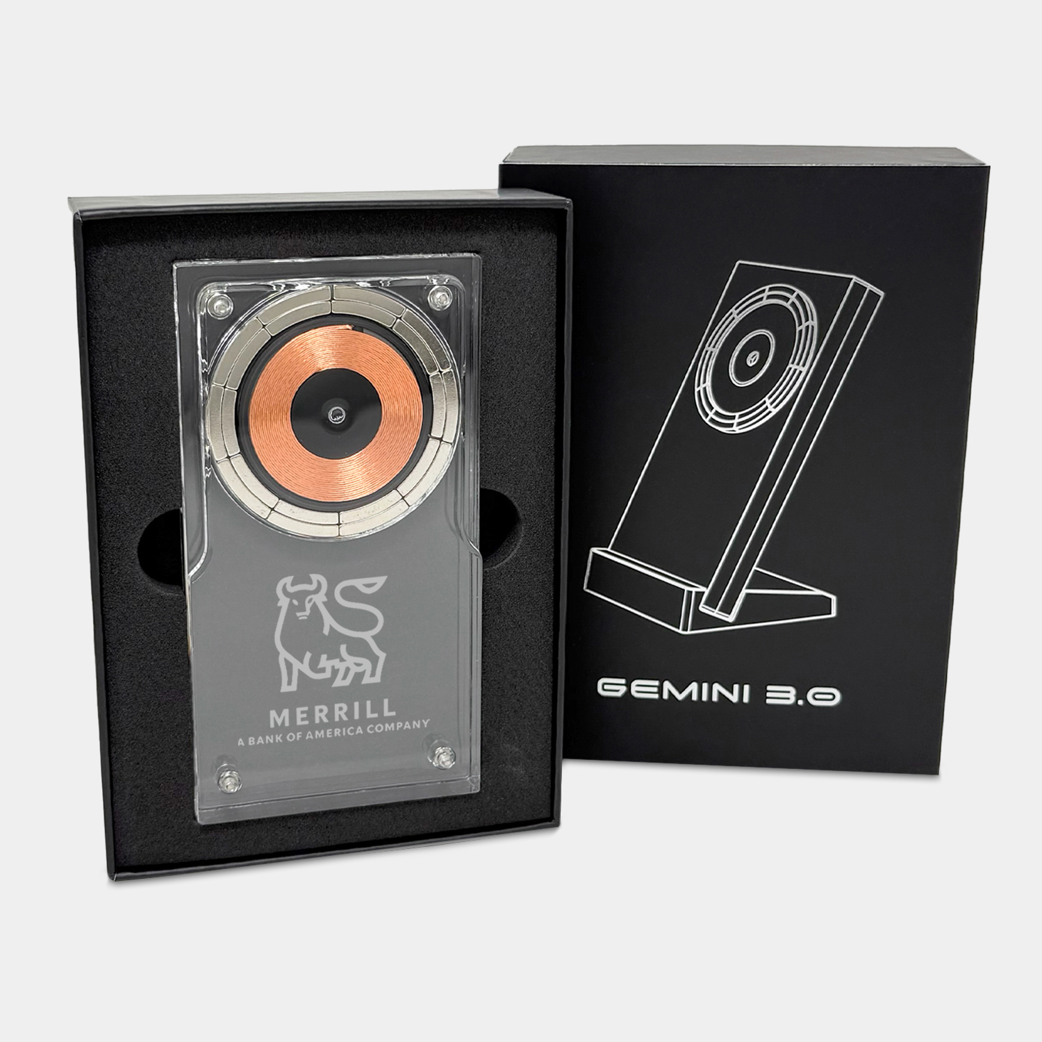 Gemini Qi 3.0 - 15w Acrylic Wireless Charger 3