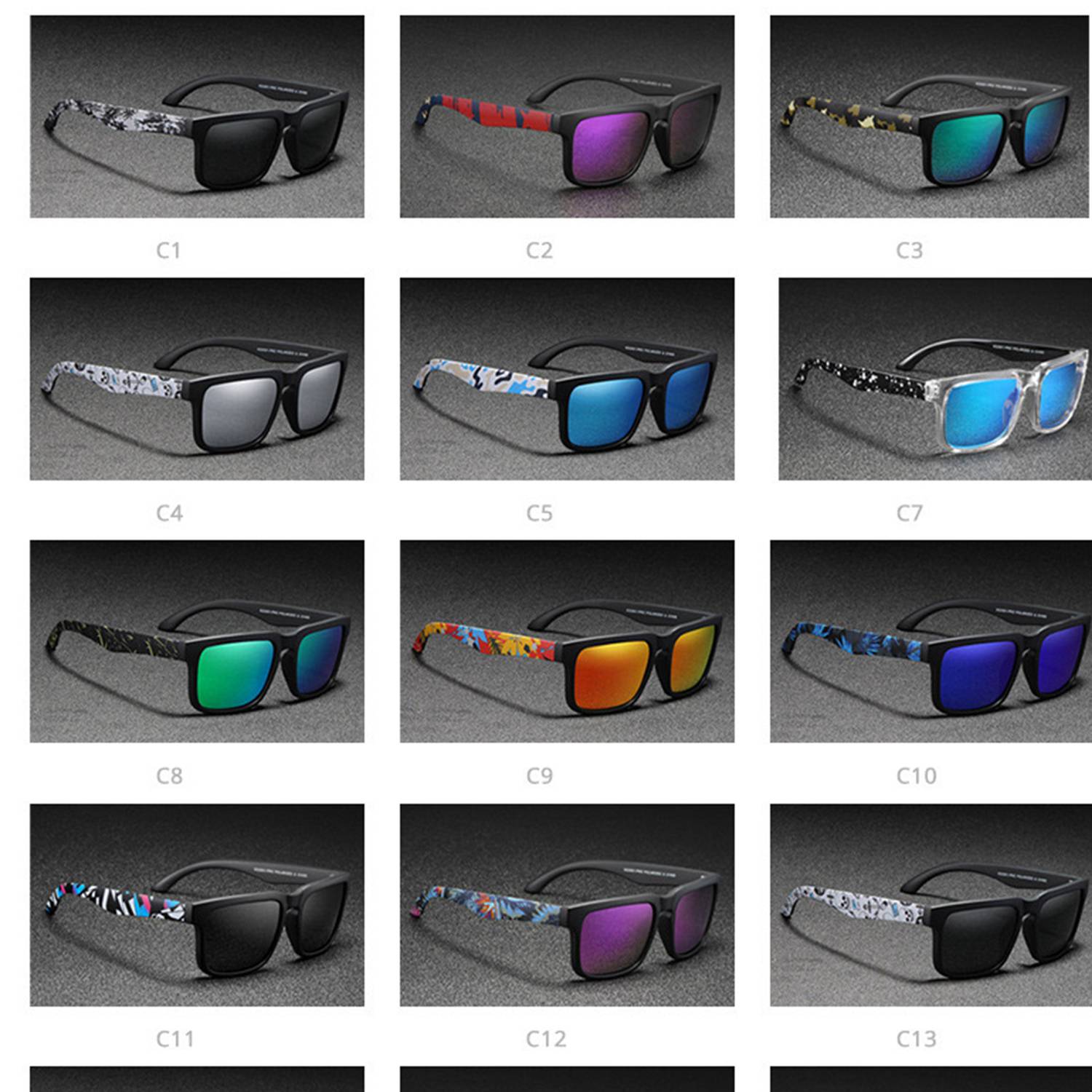 Square Outdoor Polarized Sunglasses 7
