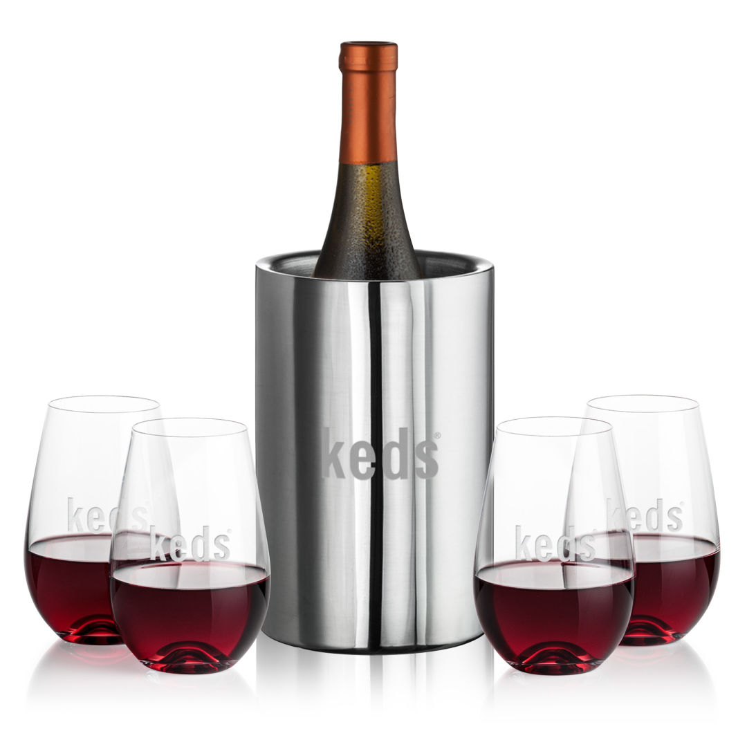 Jacobs Wine Cooler & Boston Stemless Wine 5