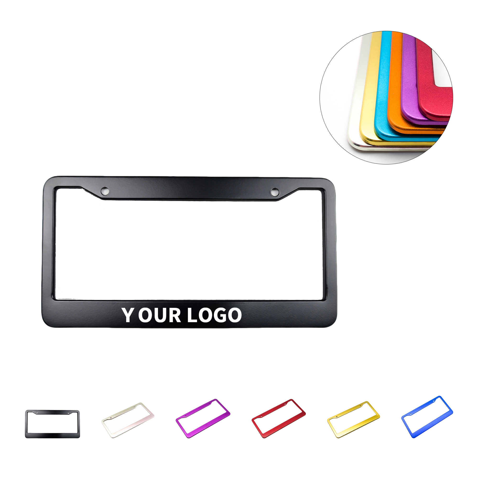 Aluminum Alloy License Plate Frame 6