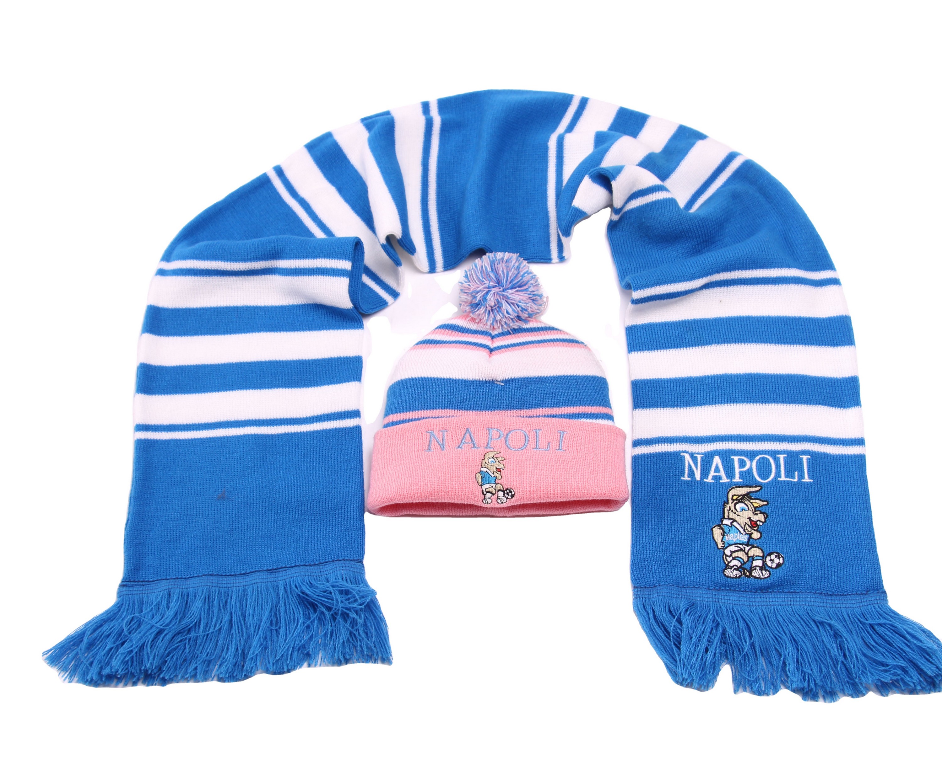 Custom Jacquard Knitted Beanie & Scarf Set 2
