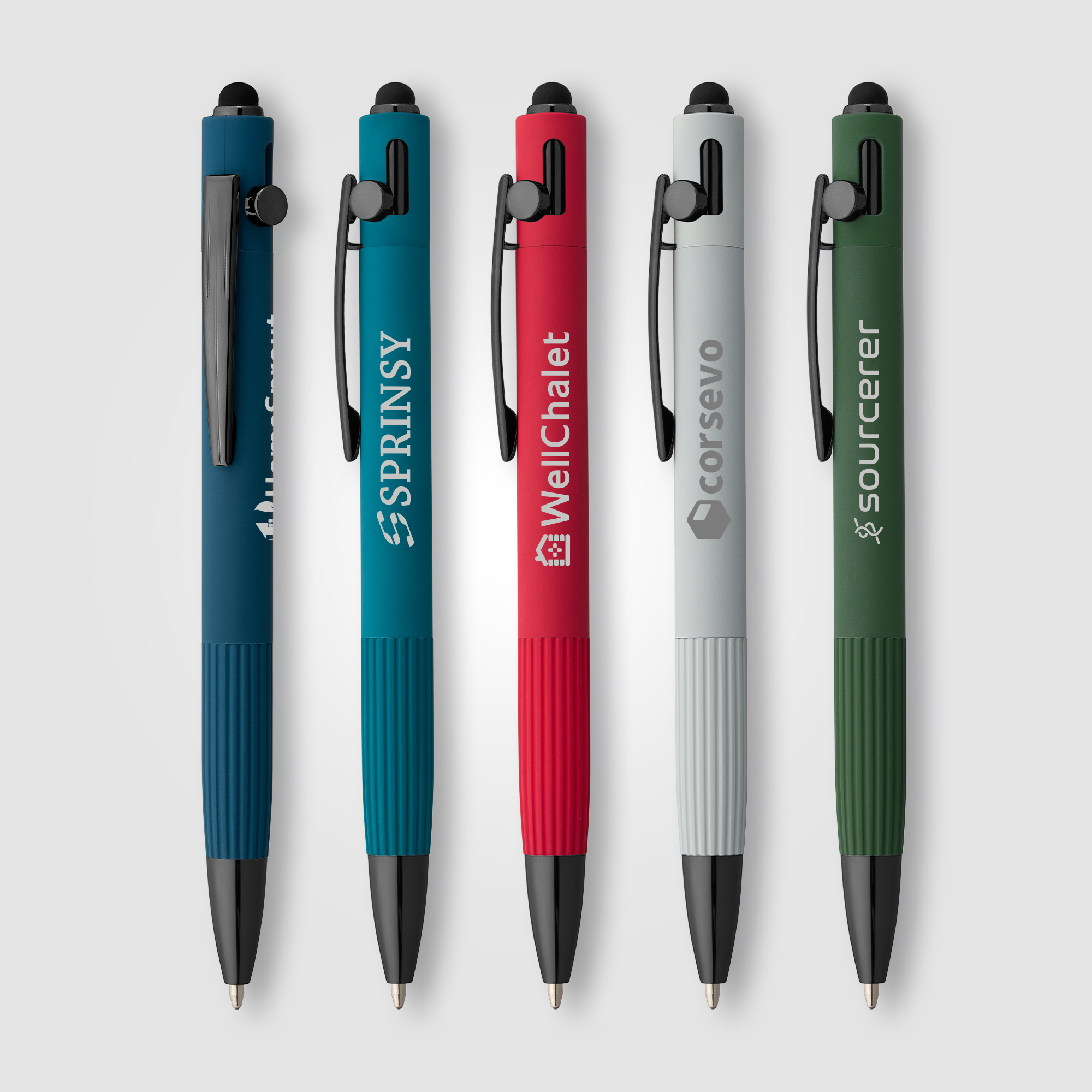 Saga Recycled Aluminum Bolt Action Stylus Pen 31