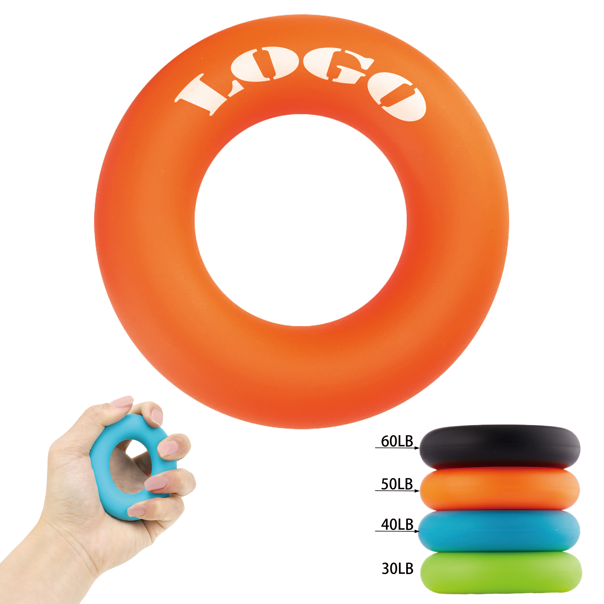 Hand Strengthener Silicone Grip Ring 3