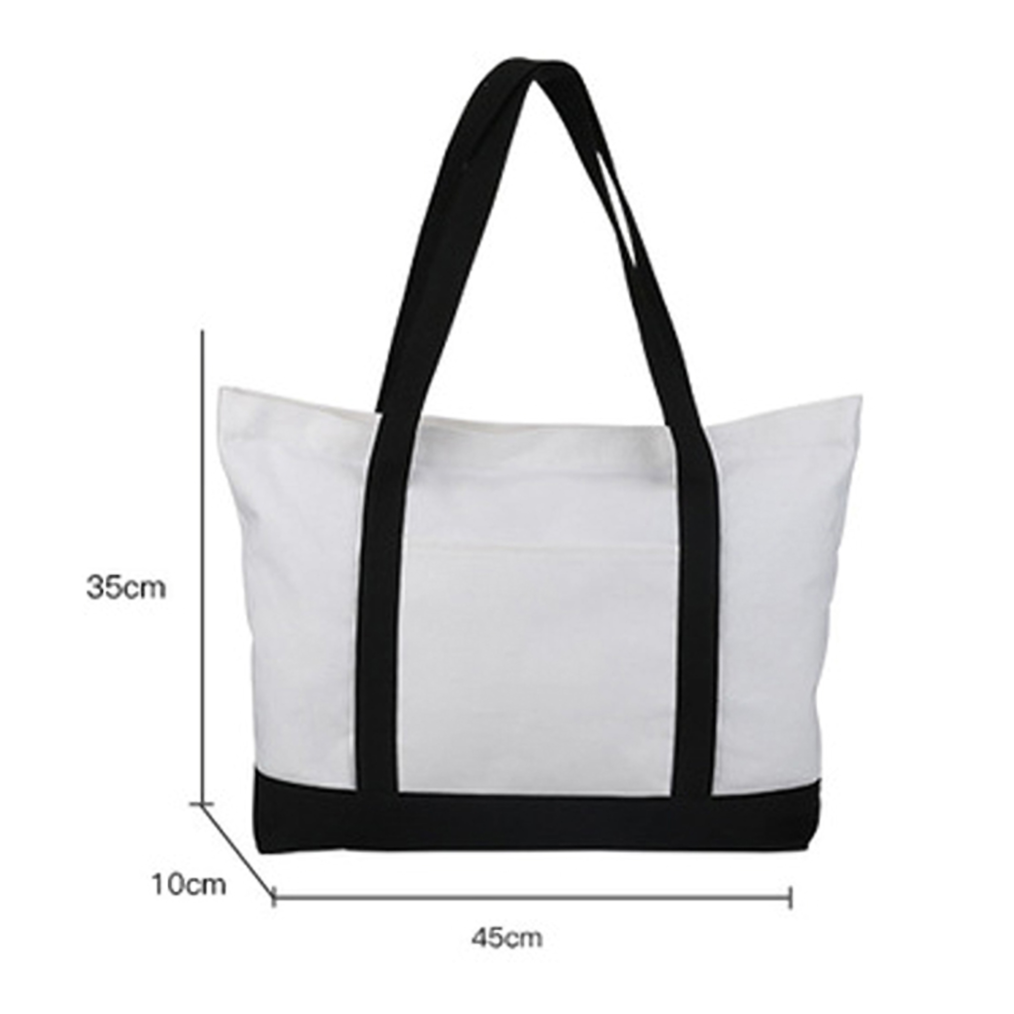 Colorful Cotton Tote Bag with Long Handles 3