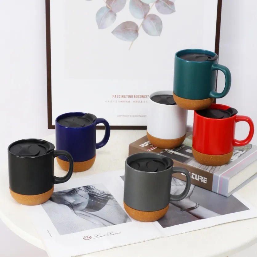 Classic 12oz Ceramic Mug with Cork Base 5