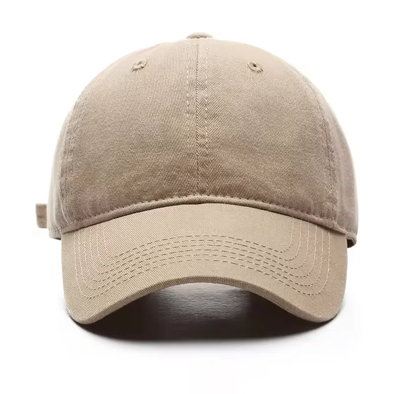 6 Panel Low Profile Unstructured Cotton Twill Baseball Cap 4
