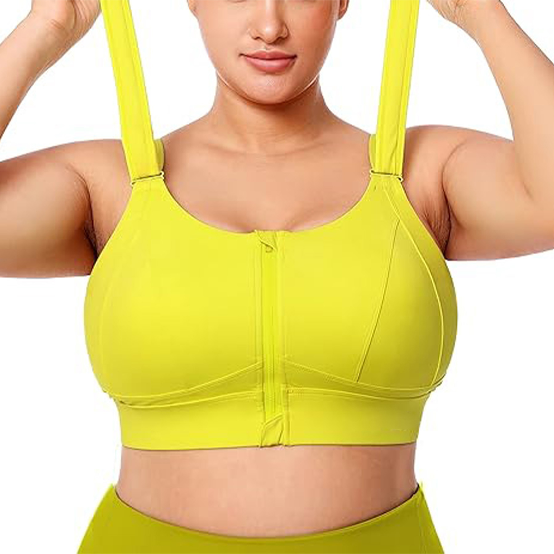 Women's Adjustable Zipper Front Bra 6