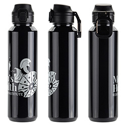 Switchback 27 oz RPET Bottle with Snap-Top Lid & Carabiner 27