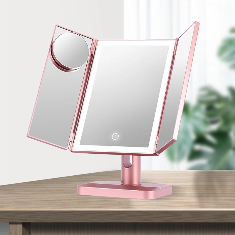 Tri-Fold Lighted Vanity Mirror 20