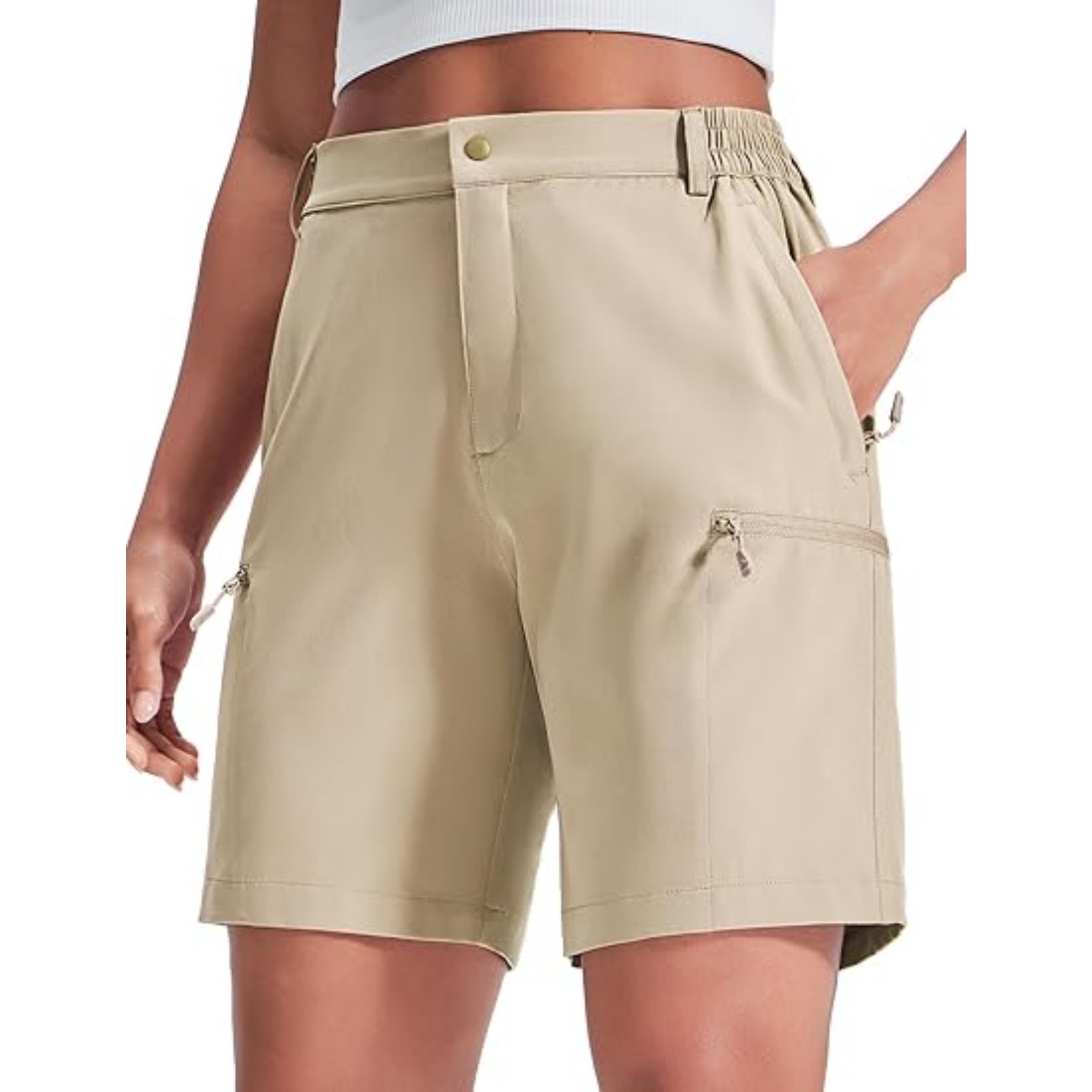 Quick Dry Lightweight UV Zipper Cargo Shorts 3
