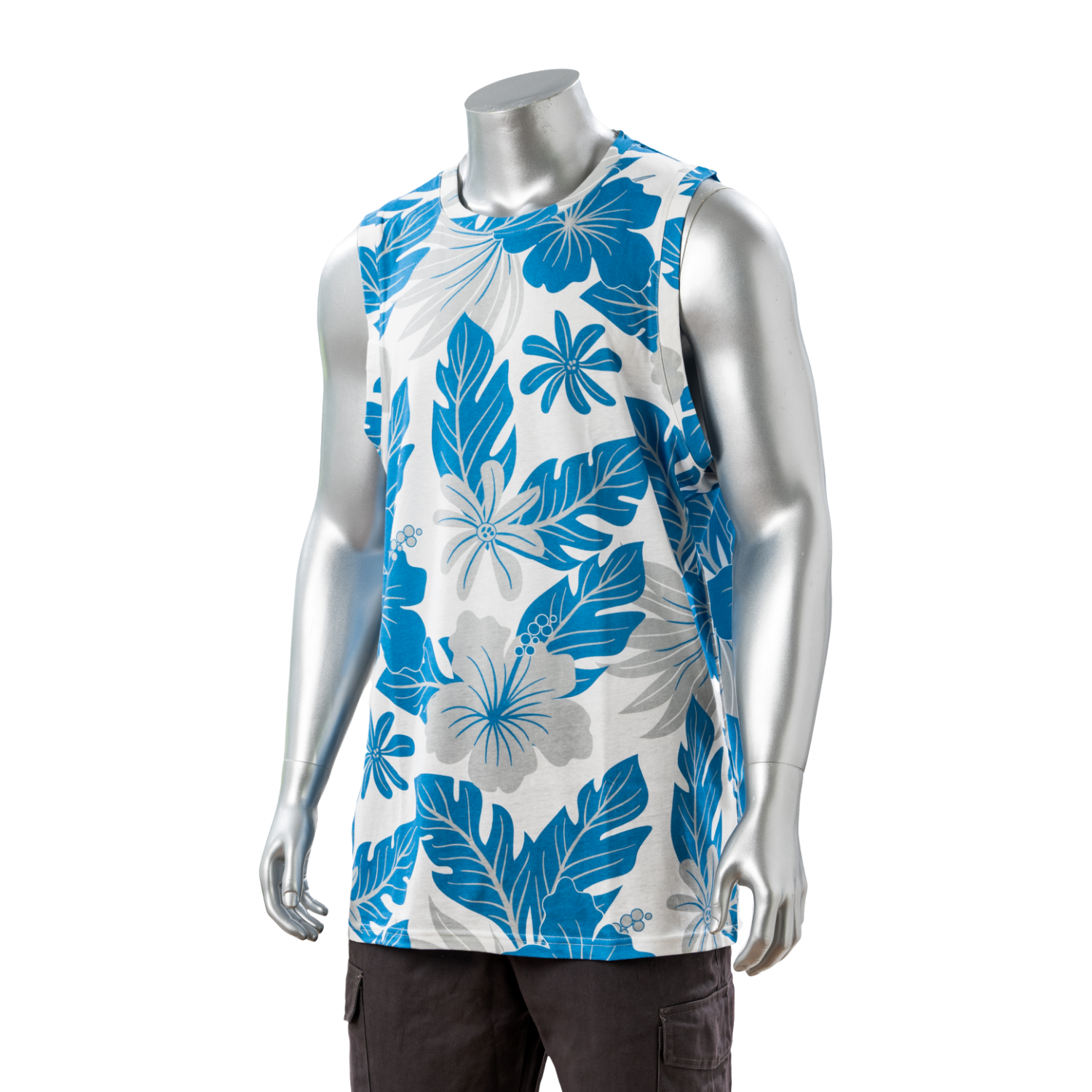 100% Cotton Full Color Pigmented Digital Print Men's Tank Top - 5.3 oz 3