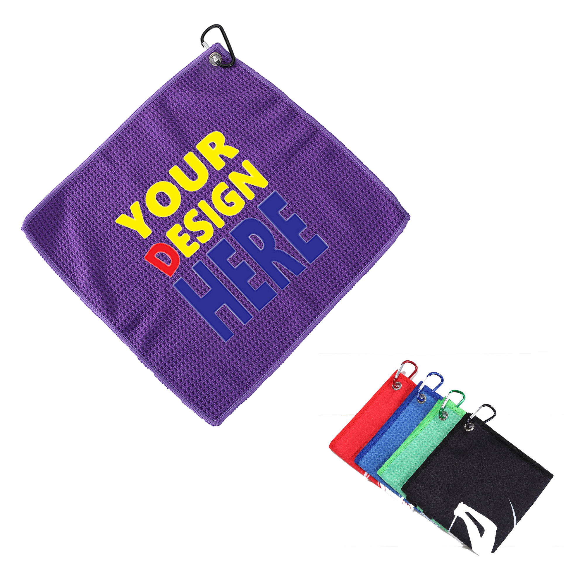 11" x 11"golf towel 1