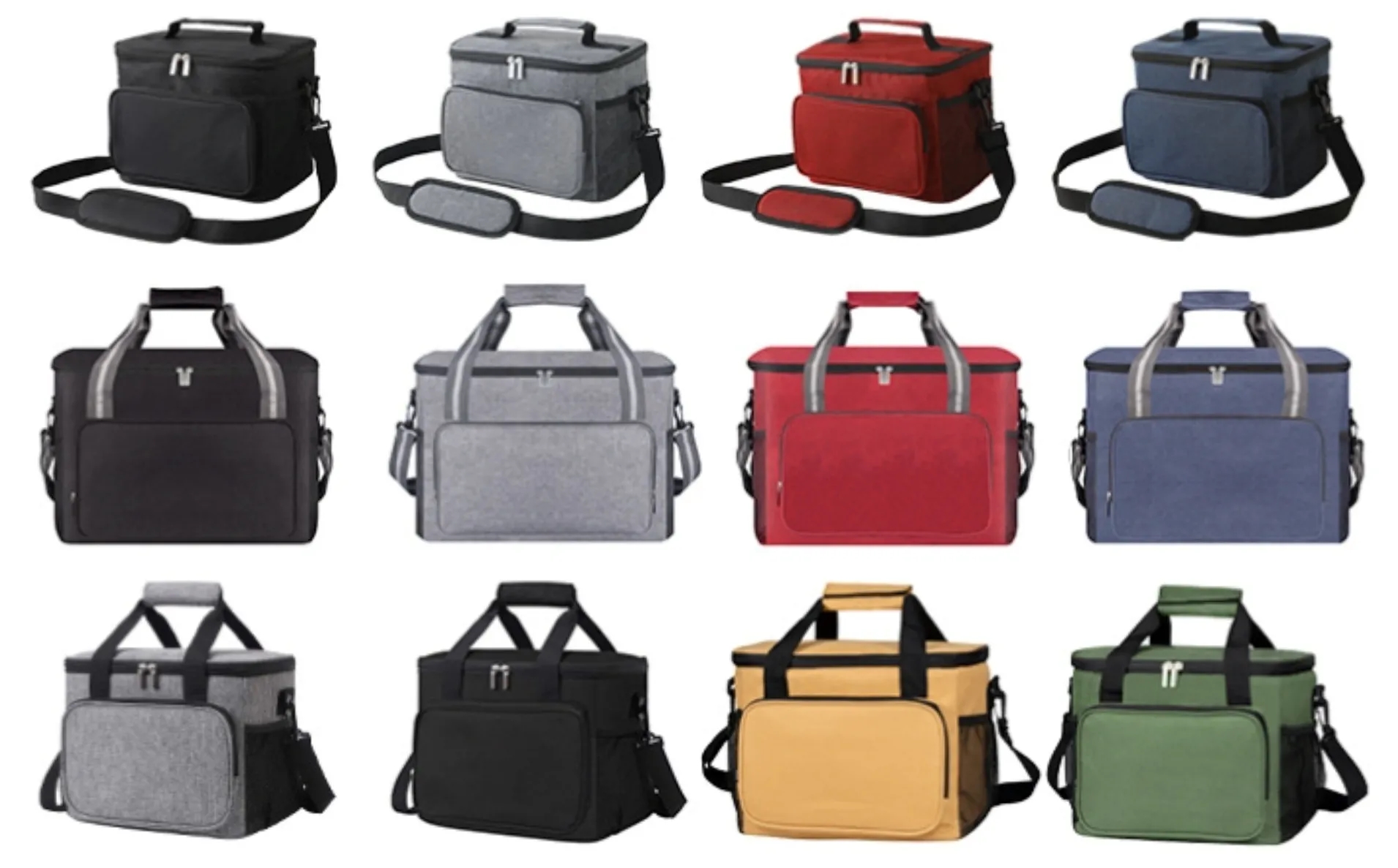 Large capacity single-layer lunch bag 2