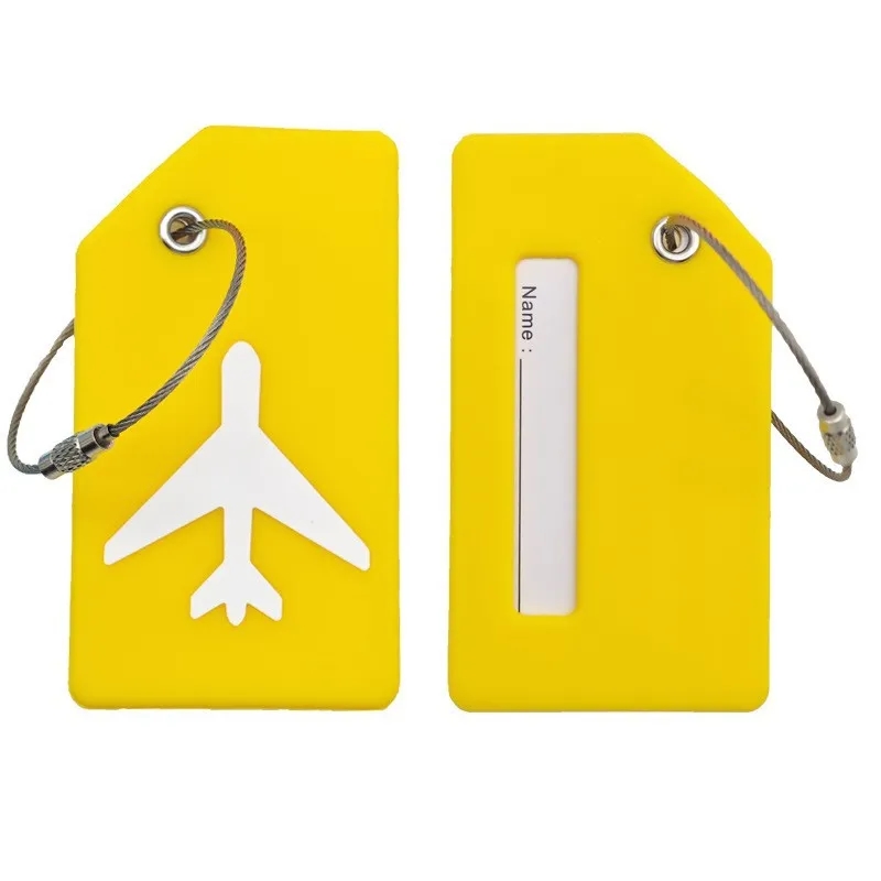 3.5 Inch Silicone Luggage Tag Compact and Lightweight 6