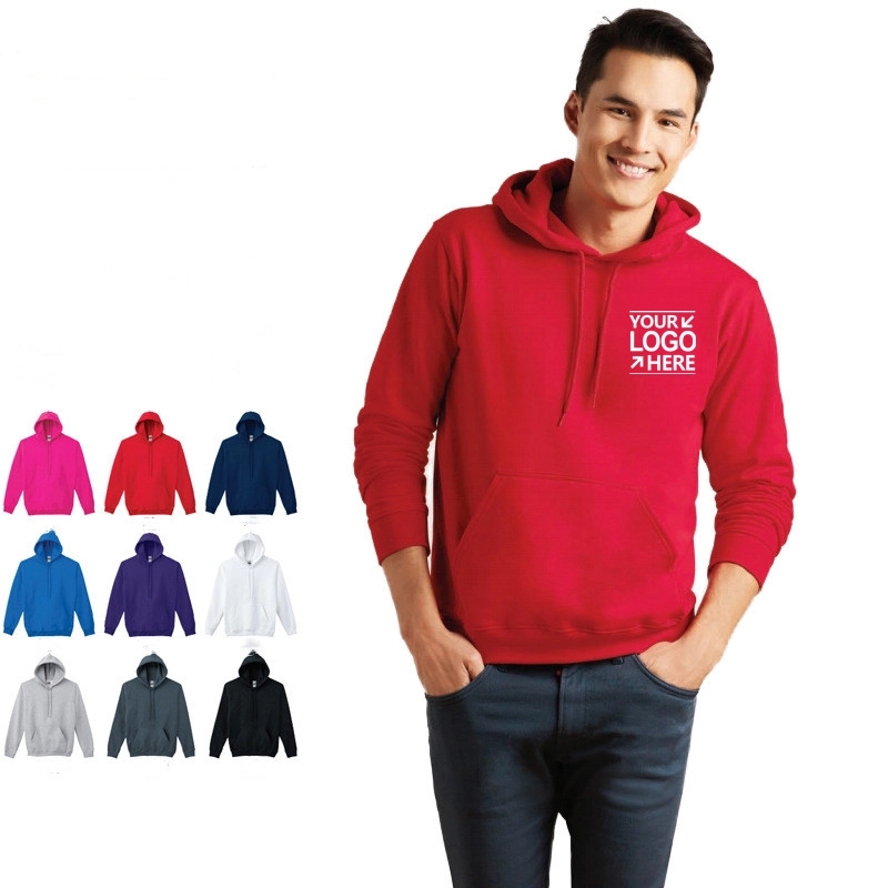 Men's Fleece Hooded Sweatshirt, custom hoodie or sweatshirt with logo imprint 15