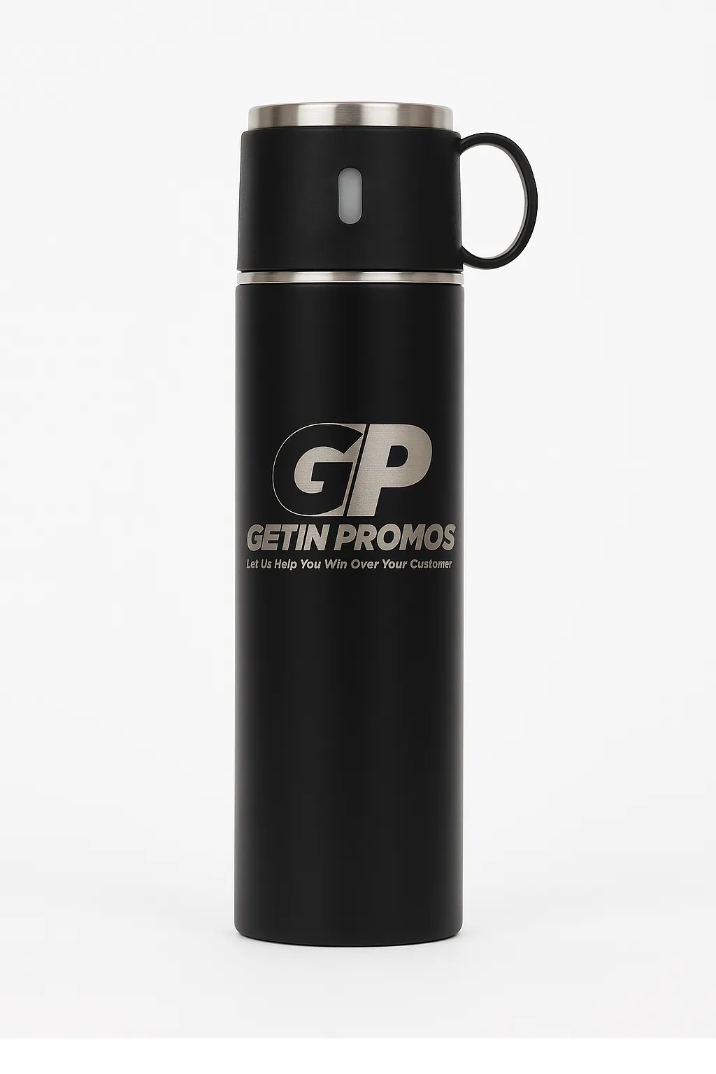 316 Stainless Steel Wide Mouth Water Bottle with Cup, custom water bottle with logo imprint 3