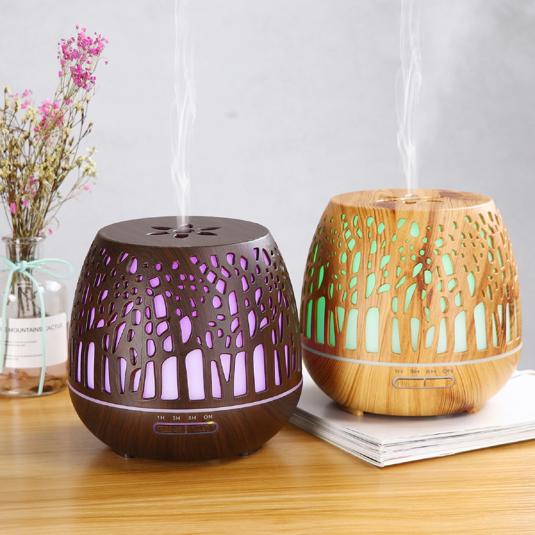 400 ml Home Office Air Purifier Aroma Humidifier 9